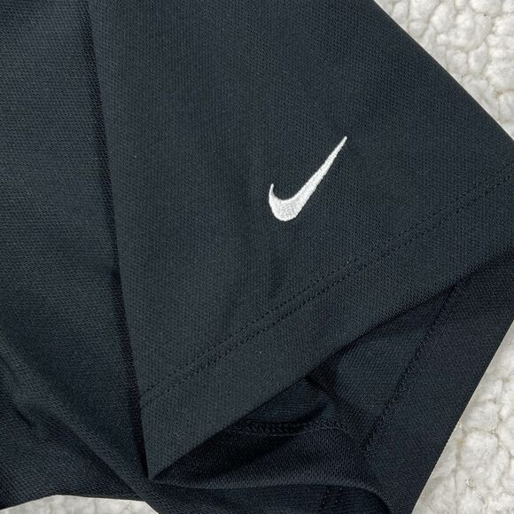 Nike Dri-Fit Polo Golf Shirt Men’s XL Black  Short Sleeve Wicking Athliesure - Picture 6 of 12